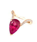 Load image into Gallery viewer, STEPHEN WEBSTER Rubelite Toumaline Cocktail Ring
