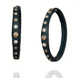 Load image into Gallery viewer, SARAH GRAHAM Pebble Bold Diamond Hoop Earrings