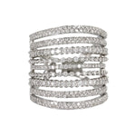 Load image into Gallery viewer, ETHO MARIA 18K White Gold Diamond Fashion Ring
