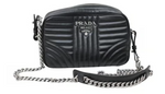Load image into Gallery viewer, Pre-Owned PRADA Diagramme Leather Camera Bag
