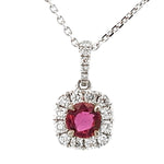 Load image into Gallery viewer, Ruby and Diamond Pendant