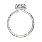 Load image into Gallery viewer, MICHAEL M Crown Hidden Halo Engagement Ring