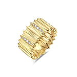 Load image into Gallery viewer, 14K Yellow Gold Diamond Fashion Ring