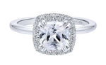Load image into Gallery viewer, Cushion Halo Diamond Engagement Ring