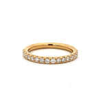 Load image into Gallery viewer, 18K Yellow Gold Diamond Wedding or Anniversary Band