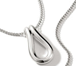 Load image into Gallery viewer, Surf Sterling Silver Pendant Necklace
