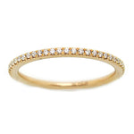 Load image into Gallery viewer, 18K Yellow Gold Diamond Eternity Wedding or Anniversary Band