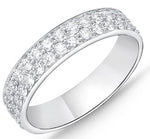 Load image into Gallery viewer, MEMOIRE Eternal Star Diamond Wedding or Anniversary Band