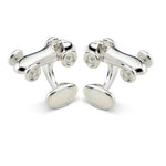 Load image into Gallery viewer, Silver Race Car Cufflinks
