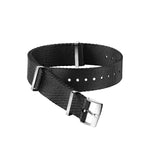 Load image into Gallery viewer, OMEGA NATO Black Nylon 19-20mm Strap