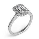 Load image into Gallery viewer, Halo Diamond Engagement Ring

