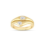 Load image into Gallery viewer, 14K Yellow Gold Diamond Ring