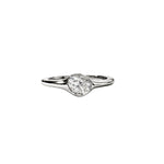 Load image into Gallery viewer, JOHN HARDY Lovestruck Silver Ring Lab Diamond Ring-0.75cttw