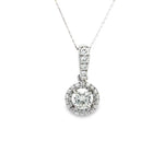 Load image into Gallery viewer, Diamond Halo Pendant