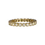 Load image into Gallery viewer, SETHI 18K Yellow Gold Bezel Diamond Band