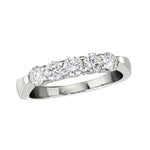 Load image into Gallery viewer, 5-Stone Diamond Anniversary Band 0.79CT