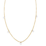 Load image into Gallery viewer, 5 Stone Rose Cut Diamond Necklace