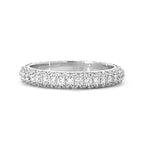 Load image into Gallery viewer, Pave Diamond Eternity Wedding or Anniversary Band