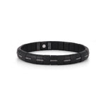 Load image into Gallery viewer, DEMEGLIO Men's Pura Black Diamond & Stretch Bracelet