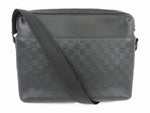 Load image into Gallery viewer, Pre-Owned LOUIS VUITTON Onyx Damier Infini Leather Calypso MM Messenger Bag
