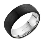 Load image into Gallery viewer, Men's Forged Carbon and Gold Wedding Band