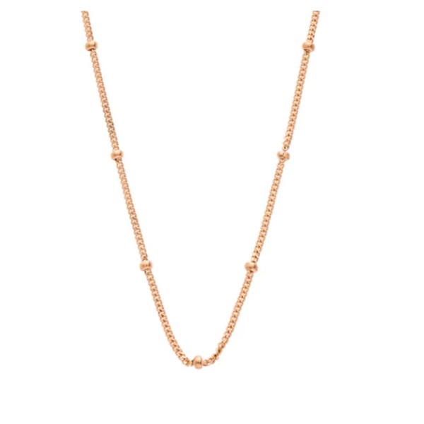 SETHI COUTURE 18K Rose Gold Bead Chain 24"
