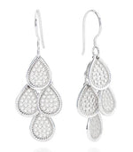Load image into Gallery viewer, Silver Classic Chandelier Earrings
