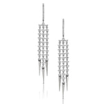 Load image into Gallery viewer, Diamond Waterfall Earrings