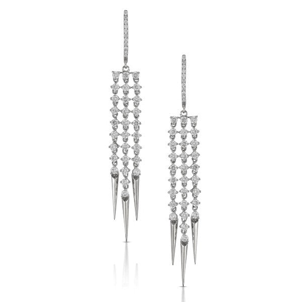Diamond Waterfall Earrings