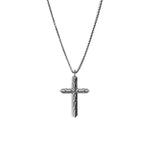 Load image into Gallery viewer, JOHN HARDY Icon 50 Black Rhodium Cross Necklace