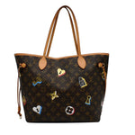 Load image into Gallery viewer, Pre-Owned LOUIS VUITTON Love Lock Neverfull MM Monogram Canvas Tote
