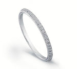 Load image into Gallery viewer, BEVERLY K 18K White Gold Diamond Bookend Ring