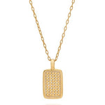 Load image into Gallery viewer, ANNA BECK Rectangular Engravable Necklace