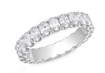 Load image into Gallery viewer, MEMOIRE Geo Arts Diamond Eternity Wedding or Anniversary Band
