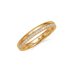 Load image into Gallery viewer, 14K Yellow Gold & Diamond Band