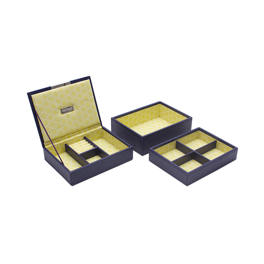 WOLF Stackable Jewelry Tray Set - Purple