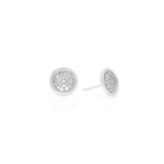 Load image into Gallery viewer, ANNA BECK Silver Classic Dish Stud Earrings