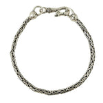 Load image into Gallery viewer, JOHN VARVATOS Artisan Sterling Silver Woven Chain Link Bracelet
