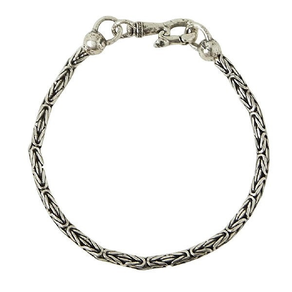 JOHN VARVATOS Artisan Sterling Silver Woven Chain Link Bracelet