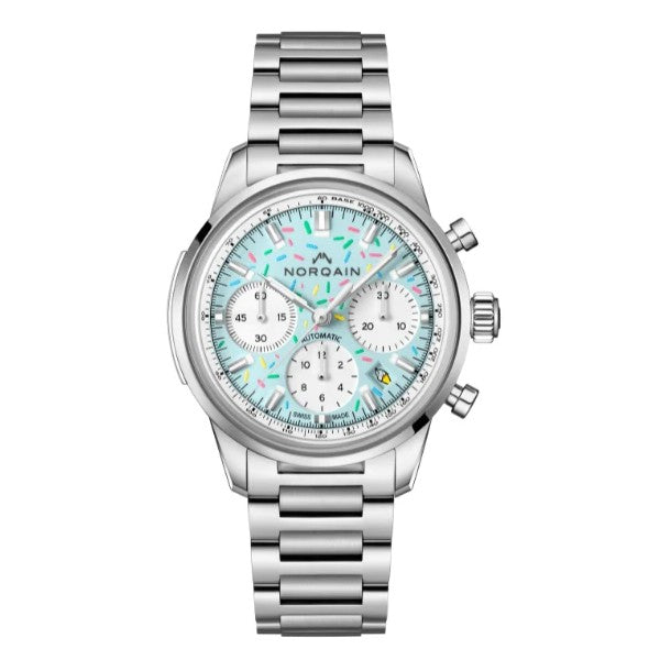 NORQAIN Freedom Chrono 40mm Enjoy Life "Sprinkles" Blue Raspberry Special Edition