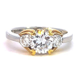 Load image into Gallery viewer, 3-Stone Diamond Engagement Ring
