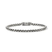 JOHN HARDY Sterling Silver Box Chain Bracelet 3.7mm
