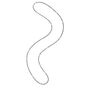 SETHI COUTURE Noir Black Diamond and Gold Necklace - 18