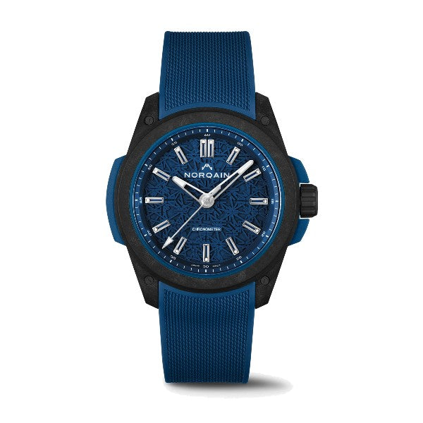 NORQAIN Independence Wild One Automatic 42mm Blue Dial Blue Strap Watch
