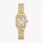 Load image into Gallery viewer, MICHELE Deco Madison Mini Diamond 18K Gold-Plated Watch
