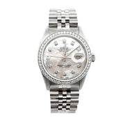 Pre-Owned Rolex Datejust 36 Ref 16014 - Diamond Bezel