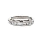 Load image into Gallery viewer, Platinum and 22k White Gold Diamond Wedding or Anniversary Band
