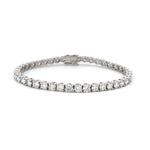 Load image into Gallery viewer, Lab Grown Diamond Tennis Bracelet 8.00 cttw 14K White Gold
