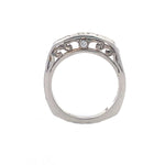 Load image into Gallery viewer, Platinum and 22k White Gold Diamond Wedding or Anniversary Band
