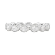SETHI COUTURE 18K White Gold Paloma White Diamond Band